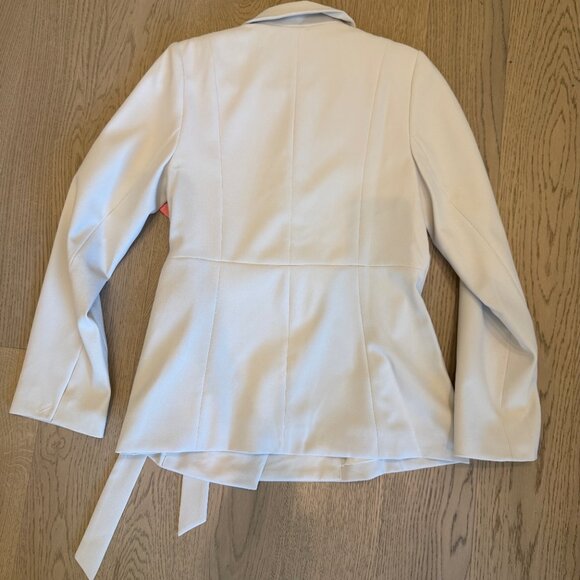 SPANX Opacity Crepe Wrap Blazer, Size M, NWT, Parchment color - Picture 2 of 8